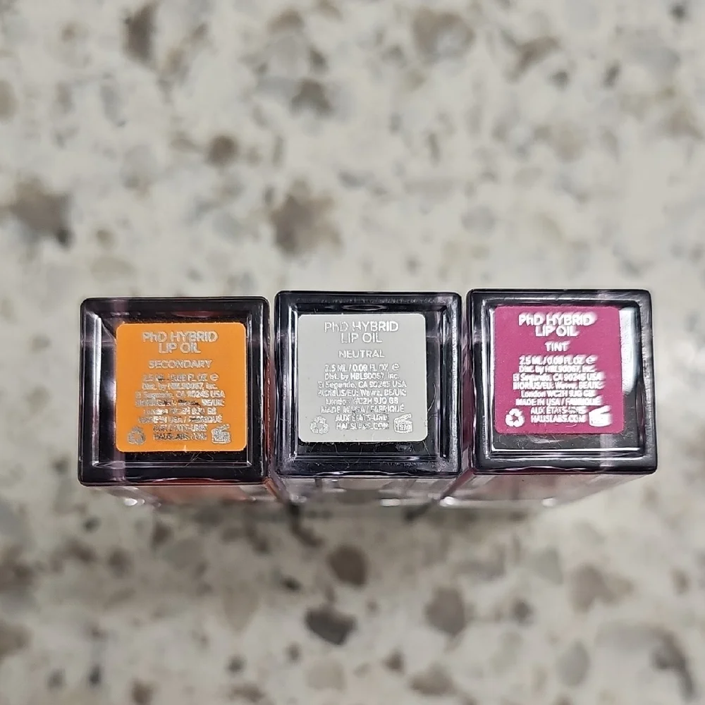 Haus Labs By Lady Gaga Lip Gloss Set Hybrid Lip Oil - Picture 2 of 3